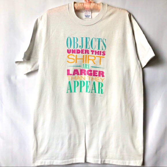 ❌SOLD❌ Vintage single stitch "Objects Larger" - Picture 2 of 4